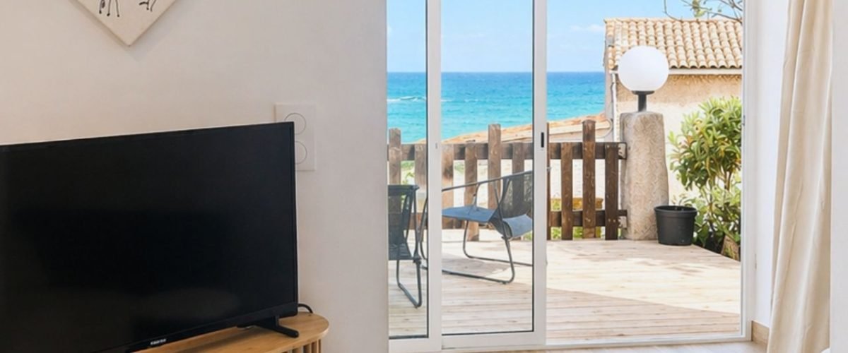 3Location appartement bord de mer Tarco Porto Vecchio